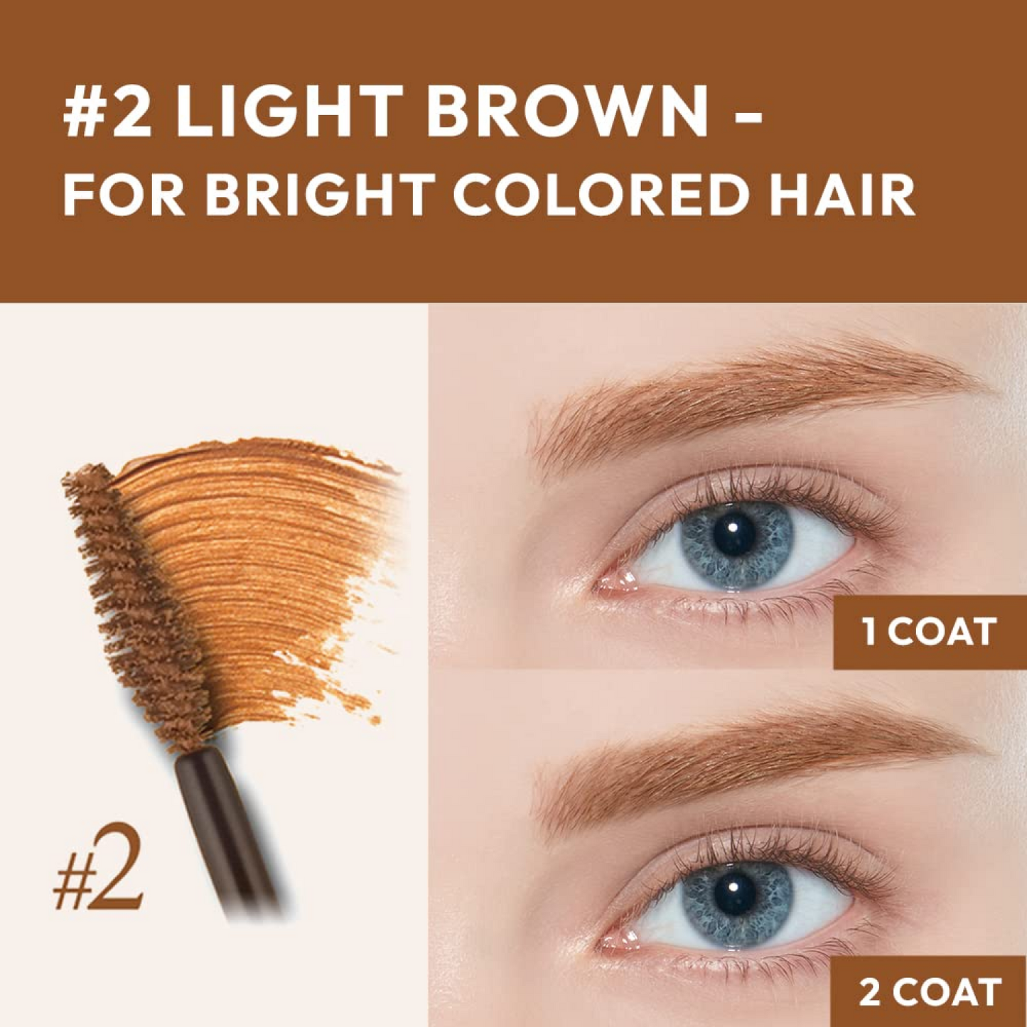 Etude House Color My Brows #2 Light Brown - 4.5g