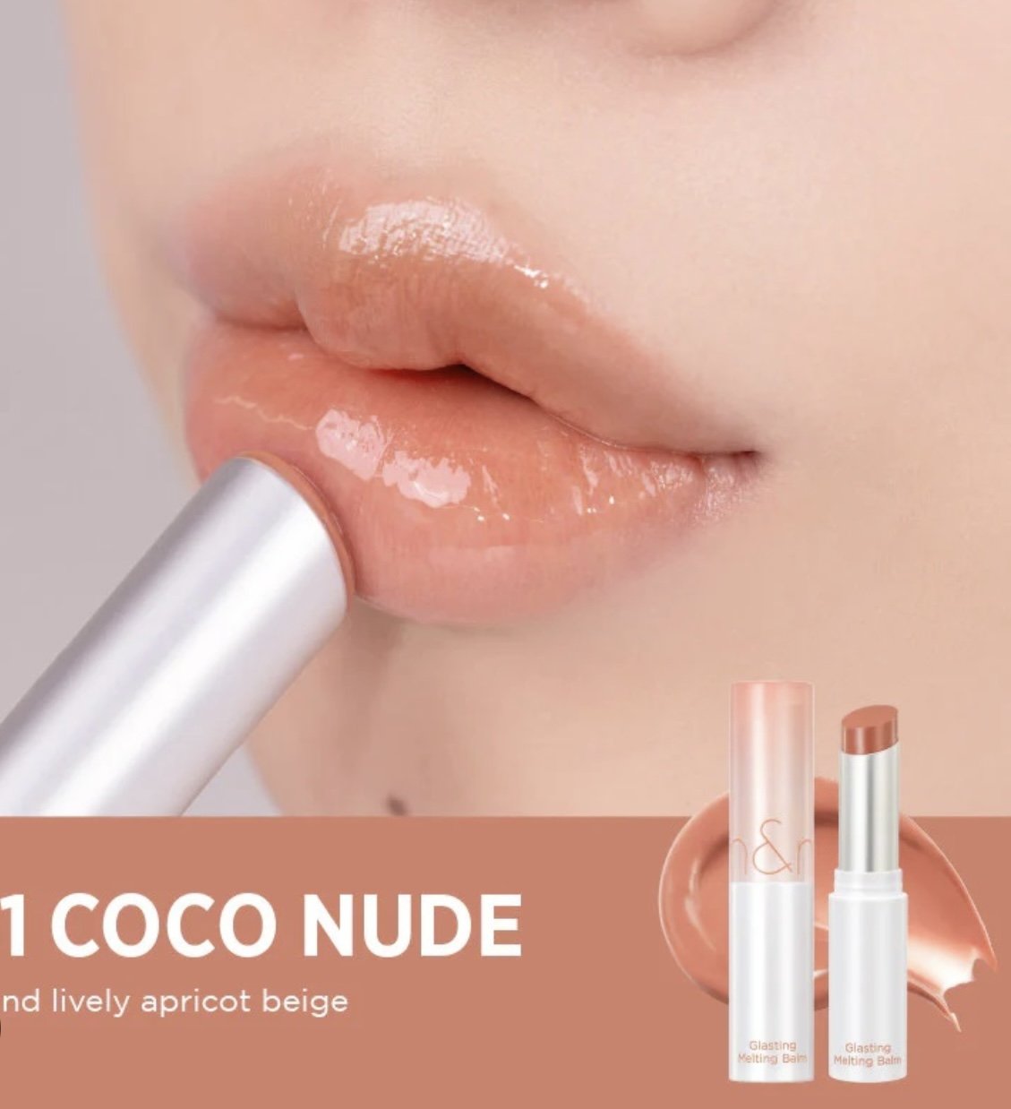 Baume fondant Rom&amp;nd Glasting - 01 Coco Nude